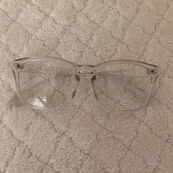 Princess Polly Accessories - NEW clear blue light oversized glasses